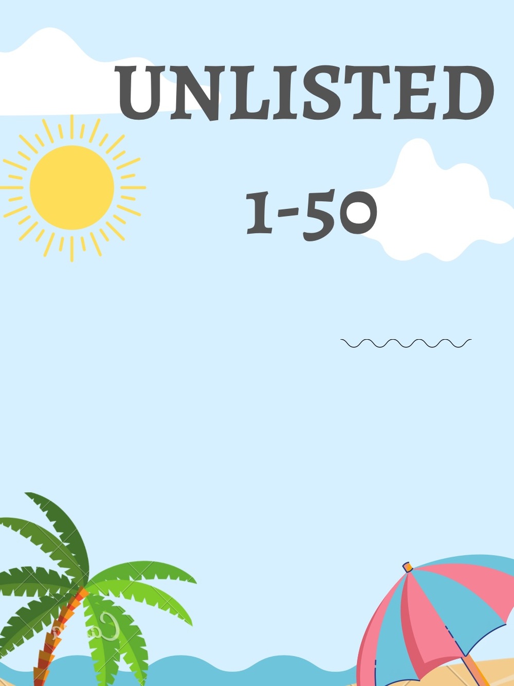 Unlisted 1-50